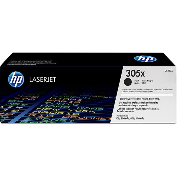 Toner original HP 305X (CE410X), negru