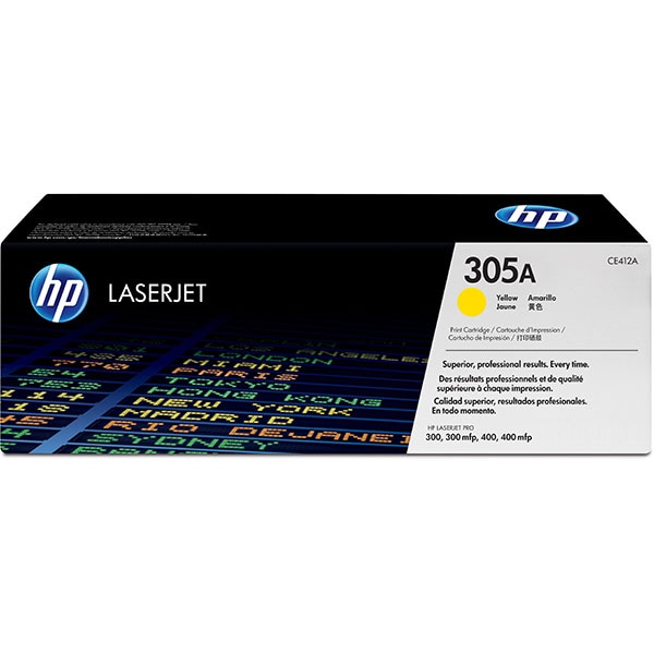 Toner original HP 305A (CE412A), galben