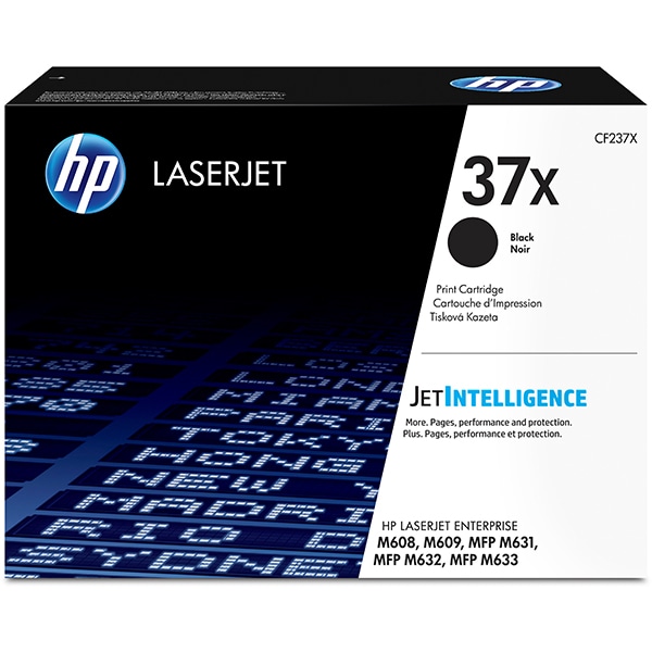 Toner original HP 37X (CF237X), negru