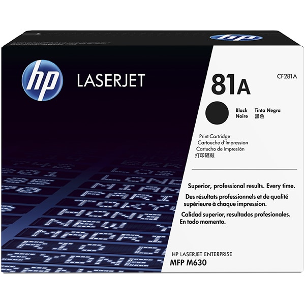 TONER ORIGINAL HP 81A BLACK