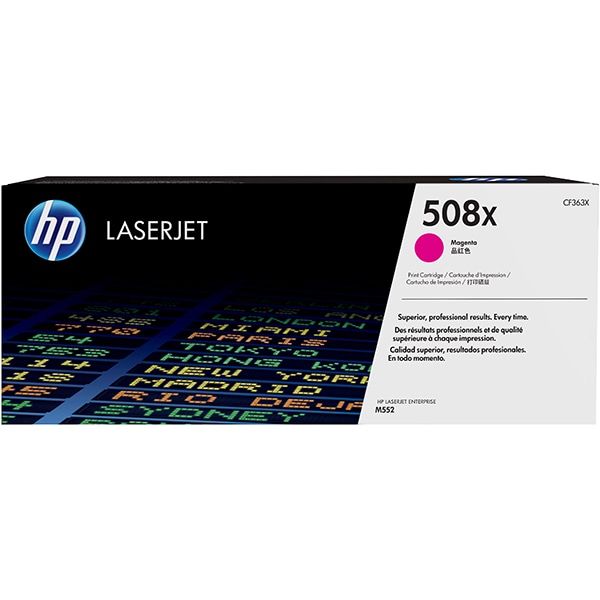 Toner original HP 508X (CF363X), magenta
