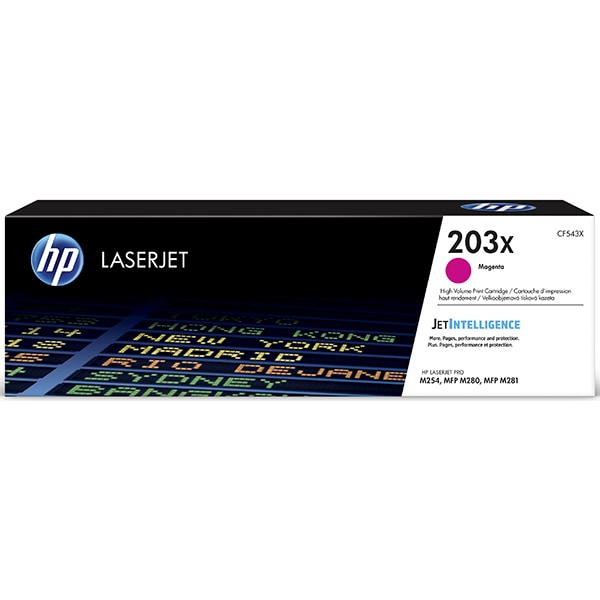 Toner original HP 203X (CF543X), magenta