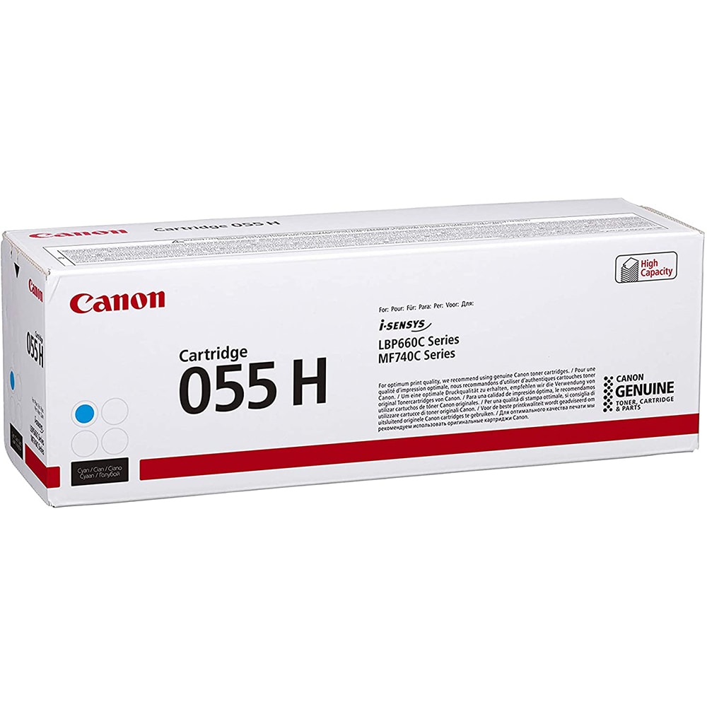 Toner original CANON CRG-055H, cyan