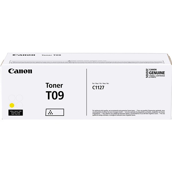 Toner original CANON T09, yellow