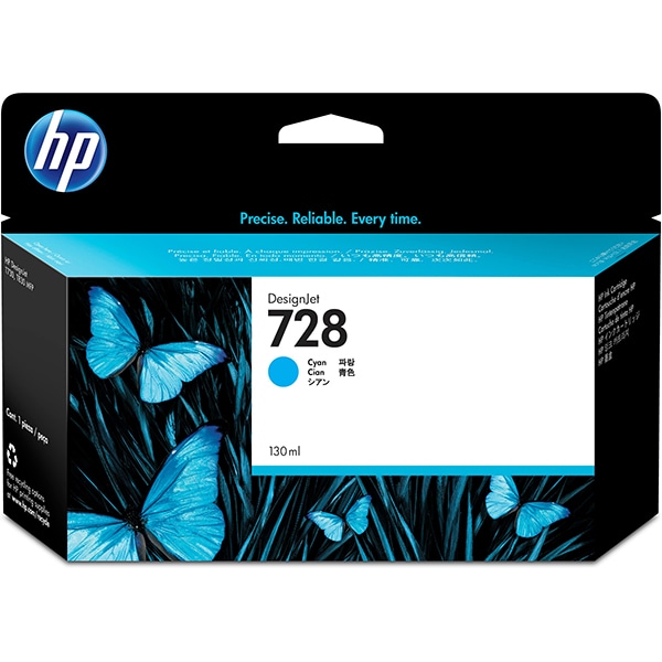 Cartus original HP 728 (F9J67A), cyan