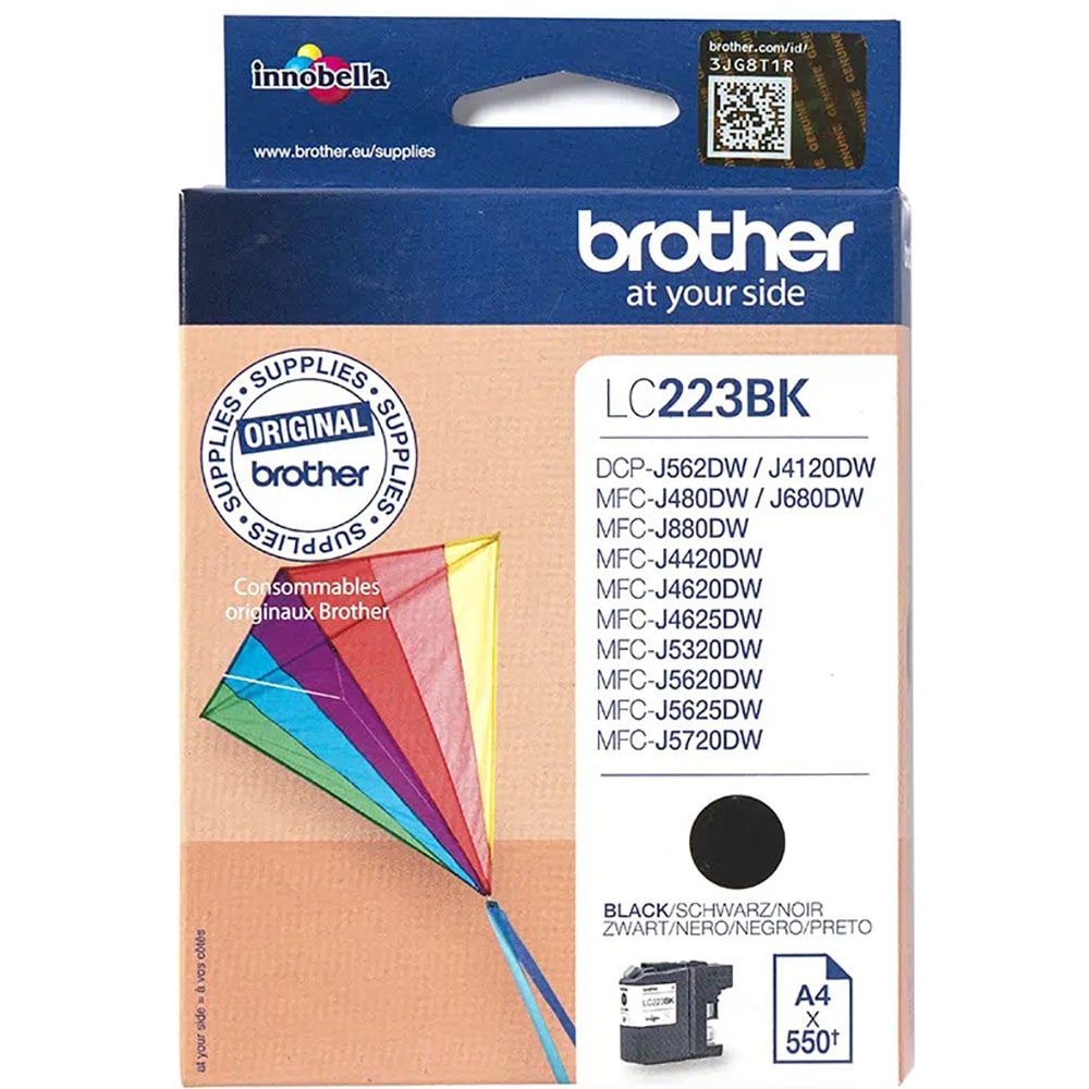 Cartus original BROTHER LC-223BK, negru