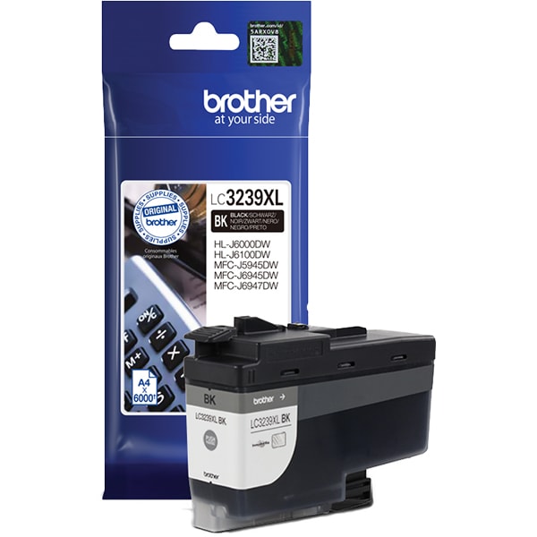 Cerneala originala BROTHER LC3239XLBK, negru