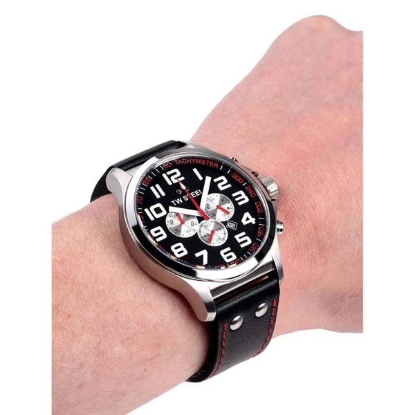Ceas barbatesc TW-STEEL TW415 Pilot, 48mm, 5ATM