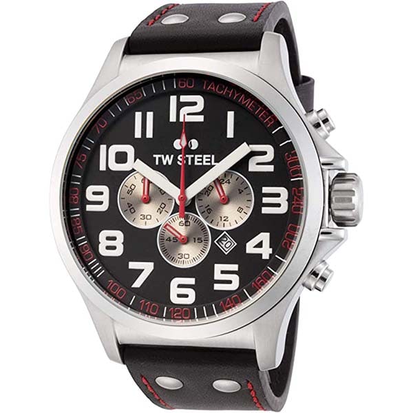 Ceas barbatesc TW-STEEL TW415 Pilot, 48mm, 5ATM