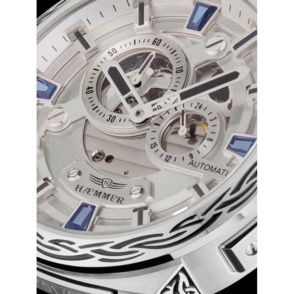 Ceas unisex HAEMMER RD-300 Rebellious Blue Horizon, Automatic, 45mm, 10ATM, Editie Limitata 99 bucati