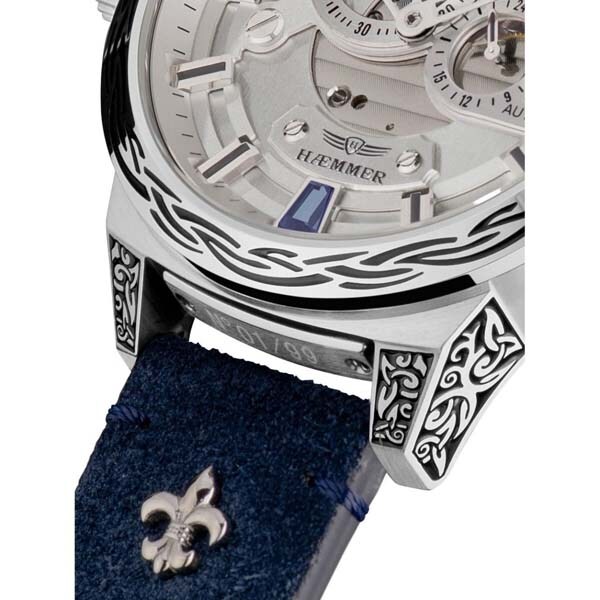 Ceas unisex HAEMMER RD-300 Rebellious Blue Horizon, Automatic, 45mm, 10ATM, Editie Limitata 99 bucati