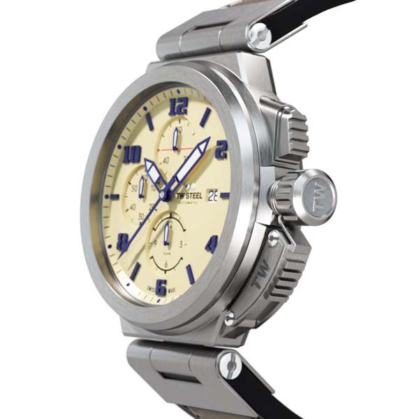 Ceas barbatesc TW-STEEL ACE202 Spitfire, Automatic, 46mm, 10ATM