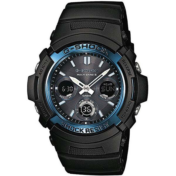 Ceas barbatesc CASIO G-Shock AWG-M100A-1AER, 46mm, 20ATM