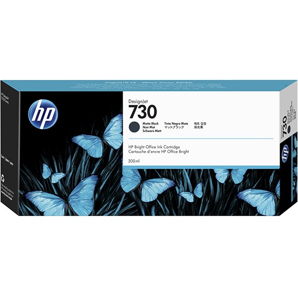 Cartus original HP 730 (P2V71A), matte black