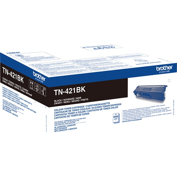 Toner original BROTHER TN-421BK, negru