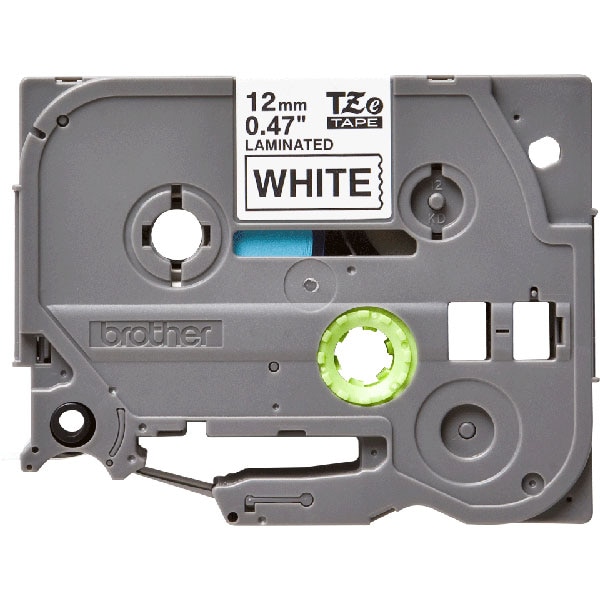Banda etichete BROTHER TZe-231, 12 mm, 8 m, Negru pe Alb