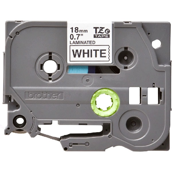 Banda etichete BROTHER TZe-241, 18 mm, 8 m, Negru pe Alb