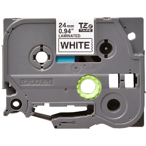 Banda etichete BROTHER TZe-251, 24 mm, 8 m, Negru pe Alb