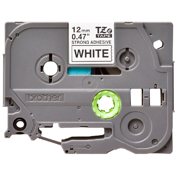 Banda etichete BROTHER TZe-S231, 12 mm, 8 m, Negru pe Alb