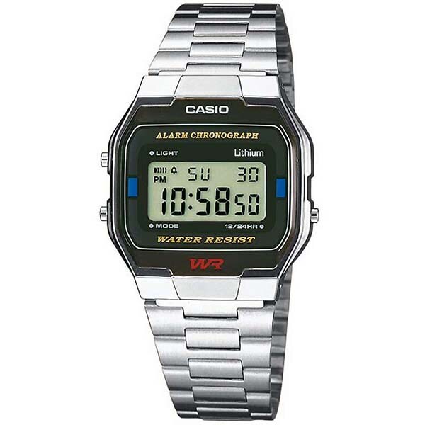 Ceas barbatesc CASIO A163WA-1QES, 33mm, 3ATM