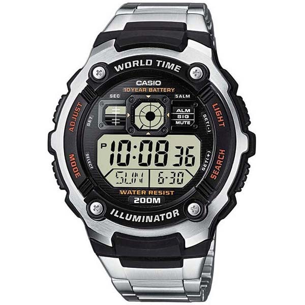Ceas barbatesc CASIO Collection AE-2000WD-1AVEF, 48mm, 20ATM