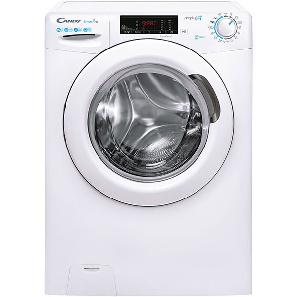 Masina de spalat rufe frontala CANDY Smart Pro CSO 14105TE/1-S, Wi-Fi, 10 kg, 1400rpm, Clasa E, alb