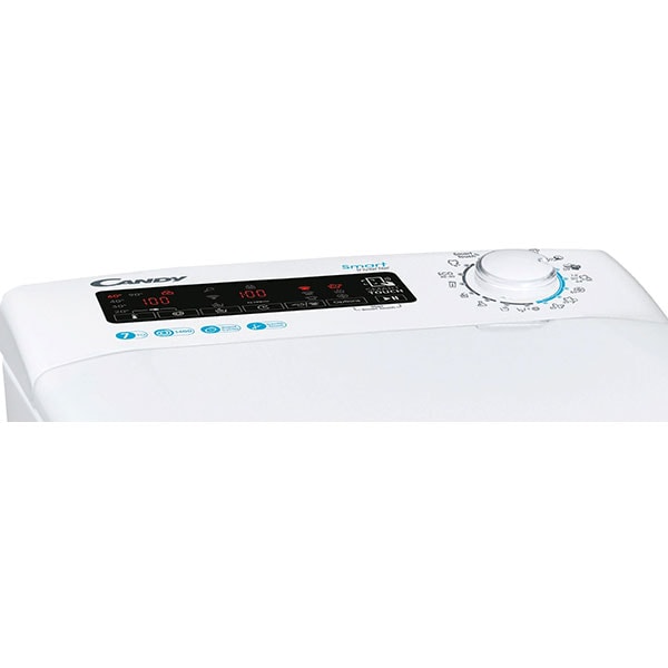 Masina de spalat rufe verticala CANDY Smart CSTG 47TME/1-S, 7 kg, 1400rpm, Clasa B, alb