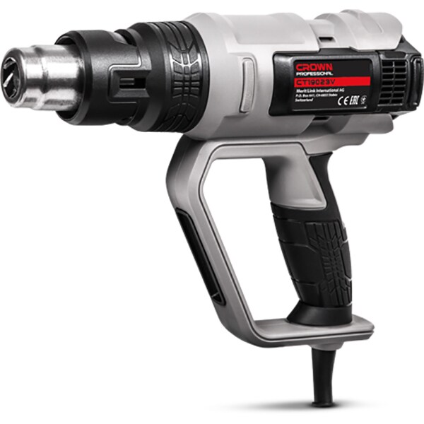 Pistol cu aer cald CROWN CT19023K, 2000W, 500 l/min, 600 C