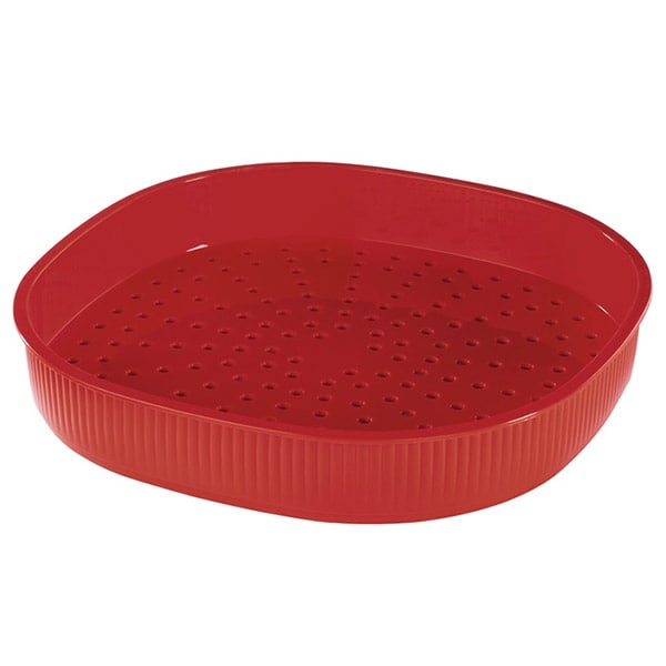 Caserola pentru cuptorul cu microunde XAVAX 111485,l, plastic, rosu