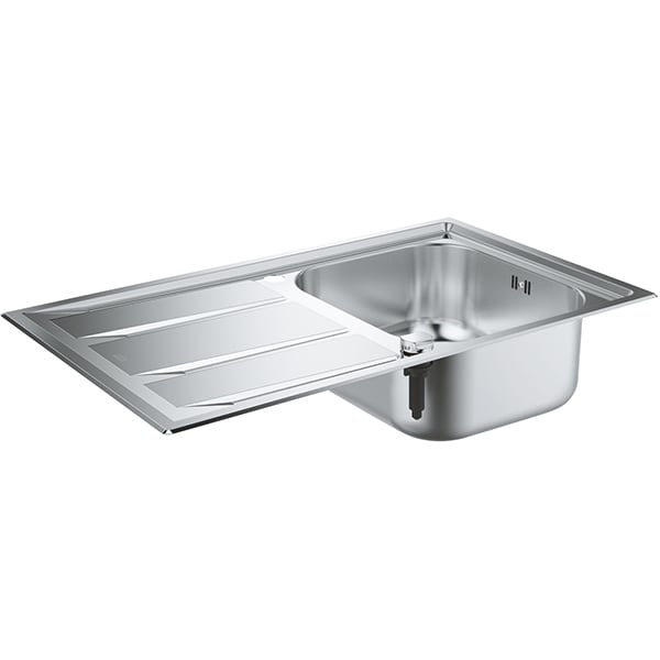 Chiuveta bucatarie GROHE K400+ 31568SD0, 1 cuva, picurator reversibil, inox, inox satinat