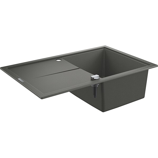 Chiuveta bucatarie GROHE K400 31639AT0, 1 cuva, picurator reversibil, compozit quartz, antracit