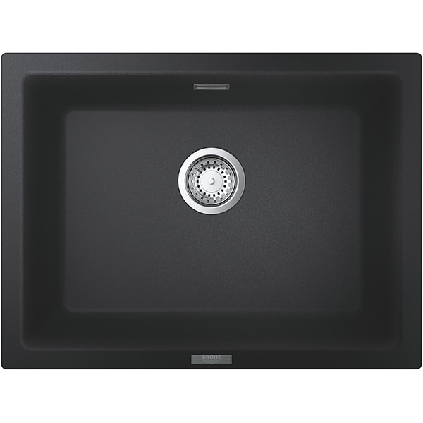 Chiuveta bucatarie GROHE K700U 31655AP0, 1 cuva, compozit quartz, negru