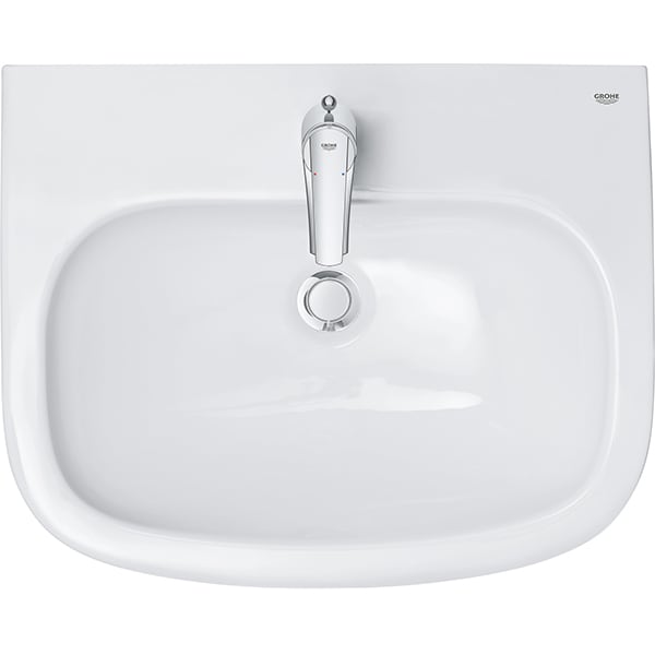 Chiuveta baie GROHE Euro Ceramic 39335000, montare pe perete, 59.5 x 48.2 cm, alb