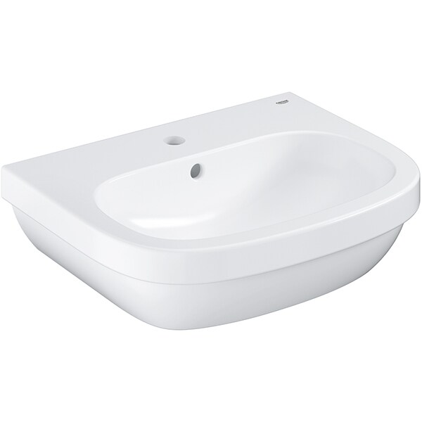Chiuveta baie GROHE Euro Ceramic 3933600H, montare pe perete, 55 x 45 cm, alb