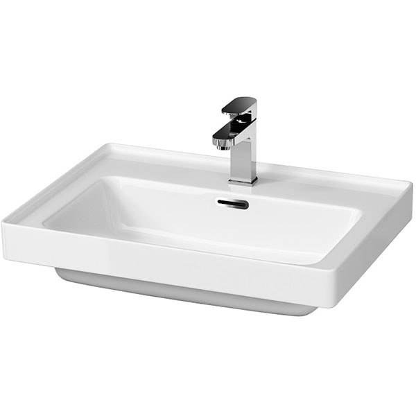 Chiuveta baie ROMSTAL 80CR0240, montare sub blat, 45 x 65 cm, alb