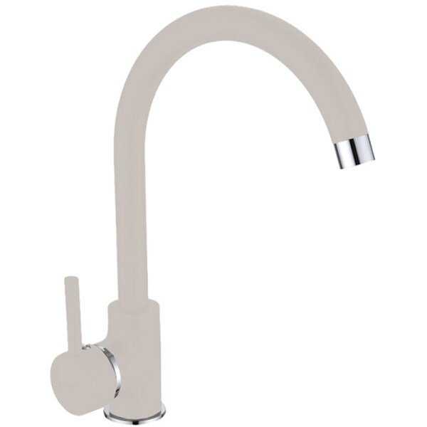 Pachet chiuveta PYRAMIS Classic Plus, 1 cuva, picurator reversibil, compozit granit + baterie, bej