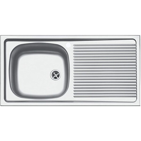Chiuveta bucatarie FRANKE ESL 611 Dekor, 1 cuva, picurator dreapta, inox