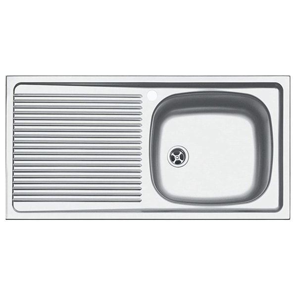 Chiuveta bucatarie FRANKE ESL 611 Dekor, 1 cuva, picurator stanga, inox