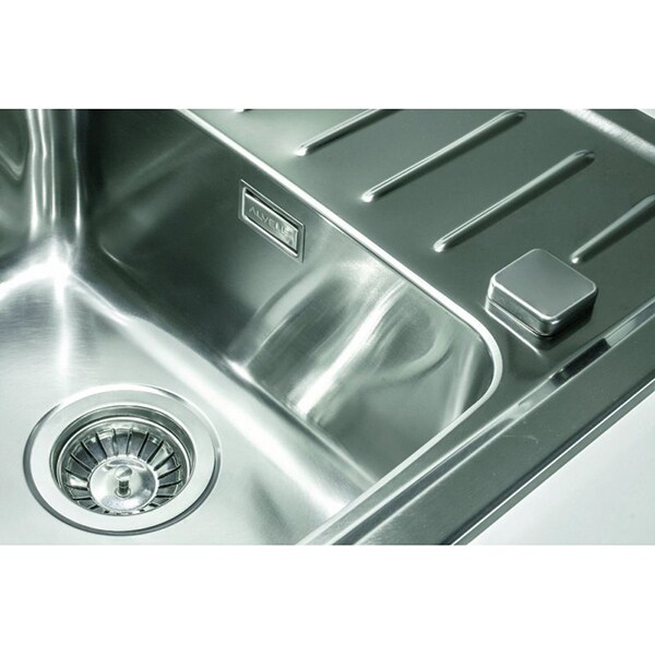 Chiuveta bucatarie ALVEUS GALEO 10, 1 cuva, picurator reversibil, inox satin