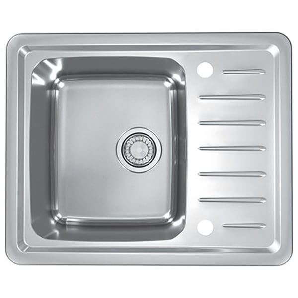Chiuveta bucatarie ALVEUS GALEO 10, 1 cuva, picurator reversibil, inox satin