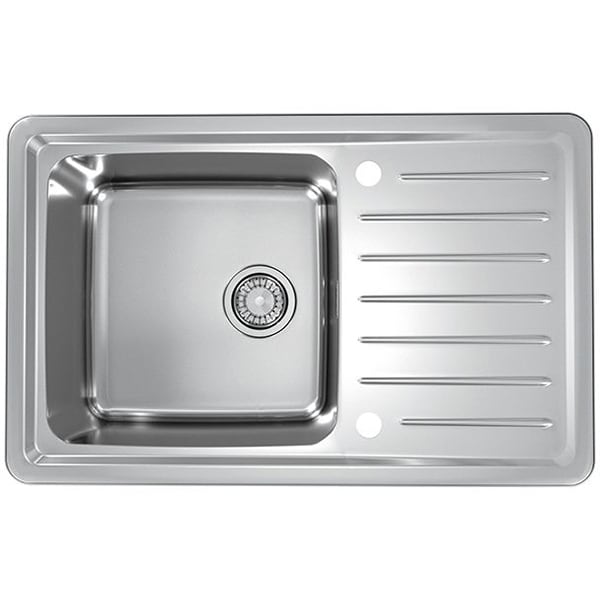 Chiuveta bucatarie ALVEUS GALEO 20, 1 cuva, picurator reversibil, inox satin