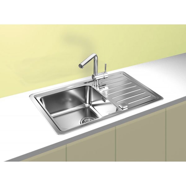 Chiuveta bucatarie ALVEUS GALEO 20, 1 cuva, picurator reversibil, inox satin