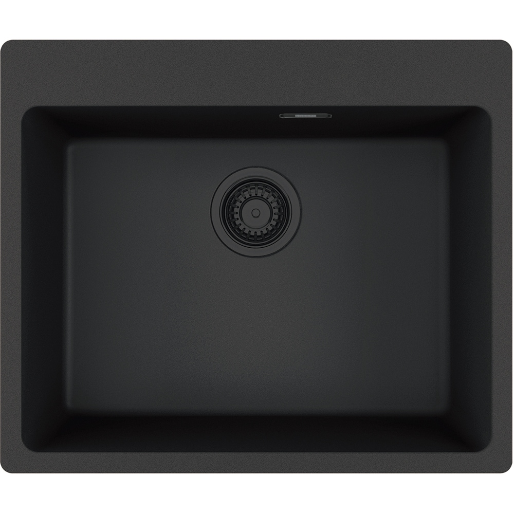 Pachet chiuveta FRANKE MRG 610-54, 1 cuva, granit + baterie Pola, negru