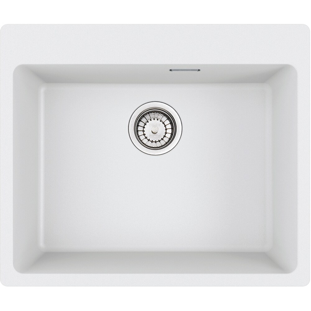 Pachet chiuveta FRANKE Fragranite MRG 610-54, 1 cuva, granit + baterie Pola 1.0, alb