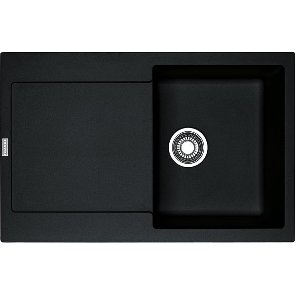 Chiuveta bucatarie FRANKE Maris MRG 611-78, 1 cuva, picurator reversibil, compozit granit, negru