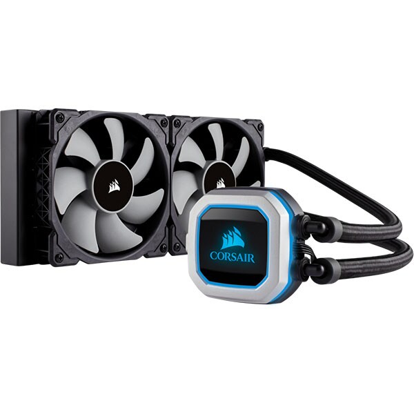 Cooler procesor cu racire lichida CORSAIR H100i PRO RGB, 2x120mm, CW-9060033-WW