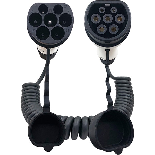 Cablu incarcare masini electrice DUOSIDA Z Series, Type 2, 32A, 22kW, negru