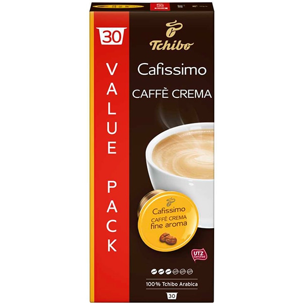TCHIBO Cafissimo Caffe Crema Fine Aroma 493174, 30 capsule