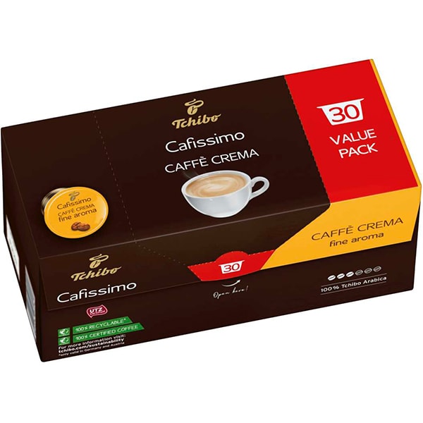 TCHIBO Cafissimo Caffe Crema Fine Aroma 493174, 30 capsule