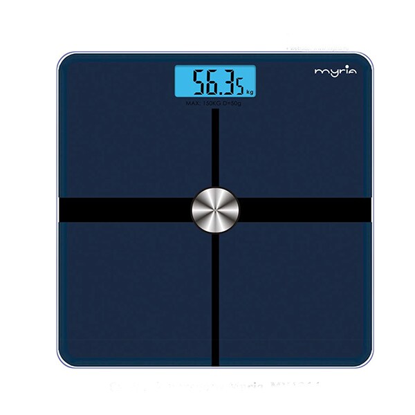 Cantar de persoane MYRIA MY4814, electronic, 180kg, albastru